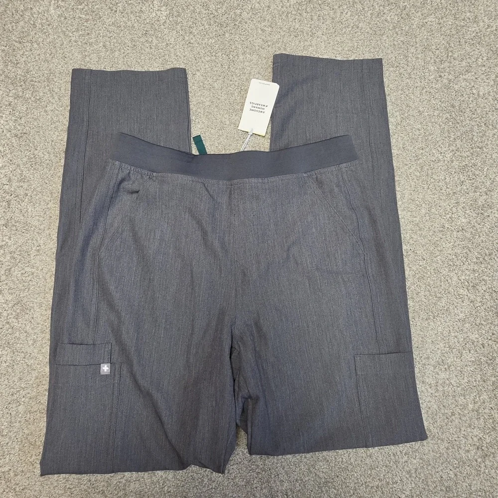FIGS Axim Cargo Scrub Pants Graphite Gray T2001 Size‎ Small New 30 Waist NWT
